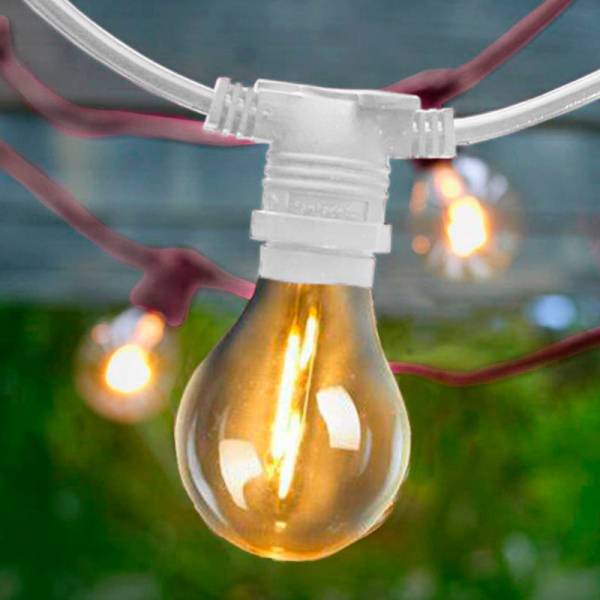 Guirlande guinguette solaire et rechargeable USB